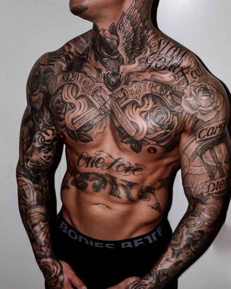 Chest Piece Tattoos for Men