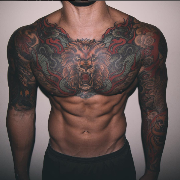 Chest Piece Tattoos for Men