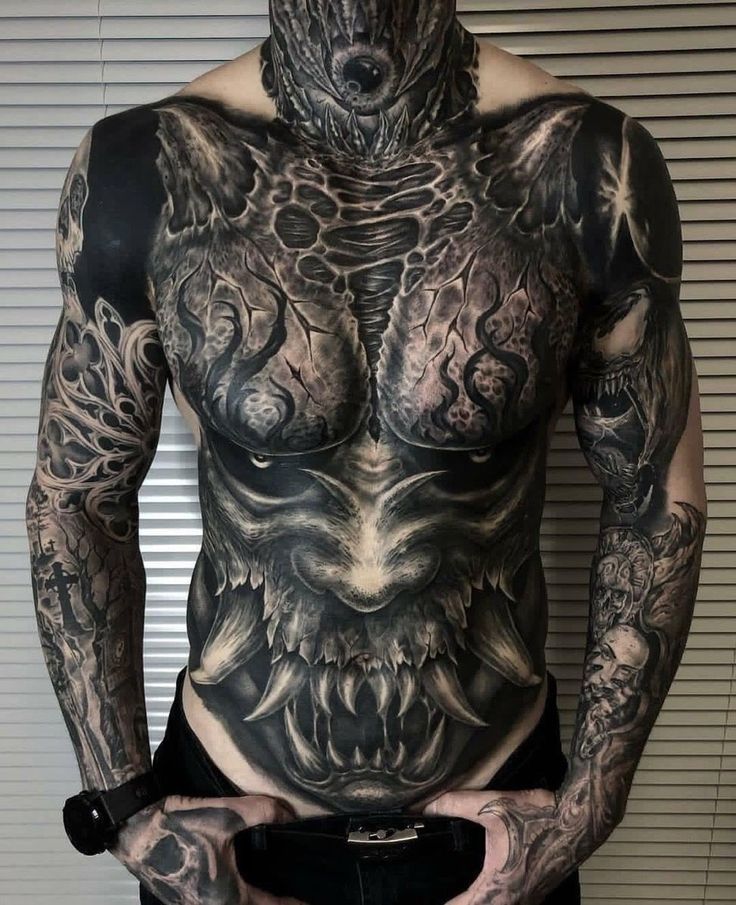 Chest Piece Tattoos for Guys