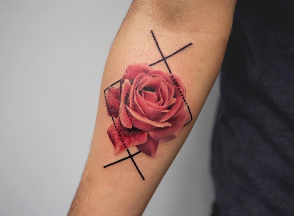 Rose Tattoos for Guys