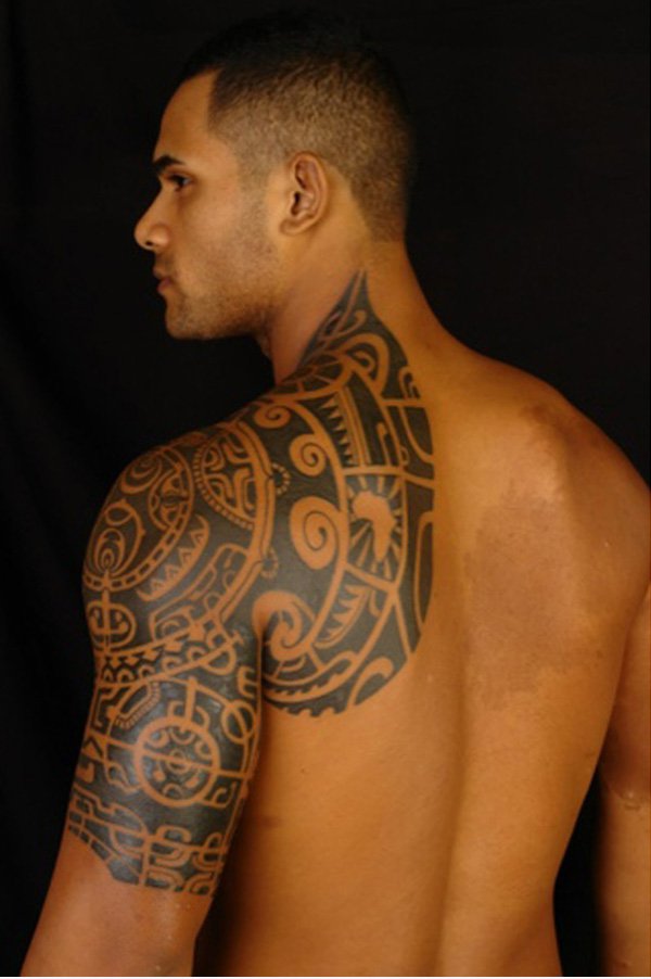 indian tattoo designs for men on neck