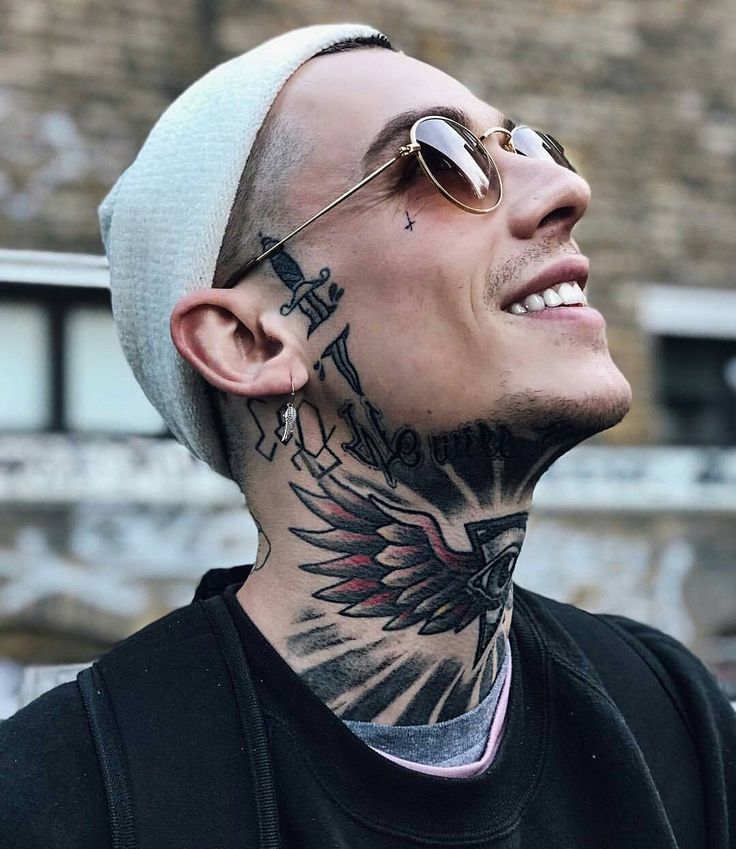 Tattoos on Neck for Men